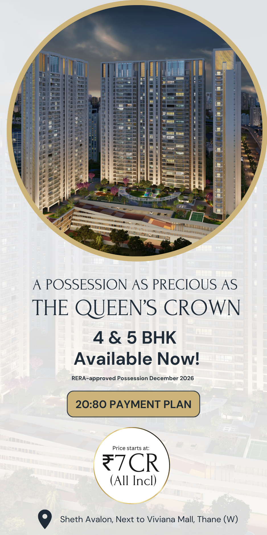 Ashwin sheth avalon Premium Project thane